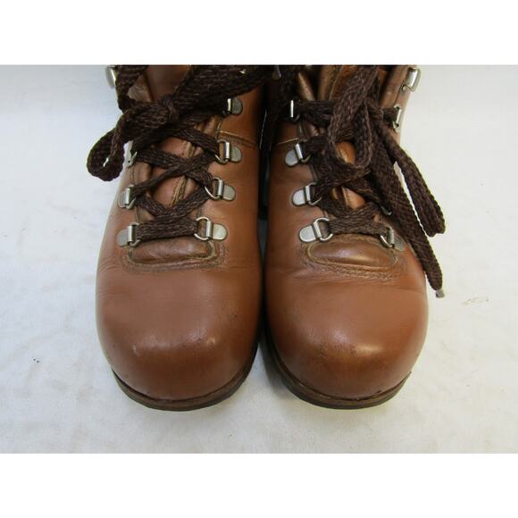 PMS Mens Size 6.5 Brown Leather Lace Up Mountaineering Hiking Boots main image 8
